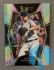 2022 Panini Select #114 Matt Manning Scope Prizm Premier Level Tigers